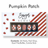 24 pcs Pumpkin Patch Press-On Nails
