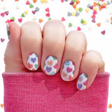 Be My Valentine Nail Wraps 100% Nail Polish Stickers Nail Strips