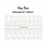 Hey Boo Nail Wraps 100% Nail Polish Stickers Nail Strips