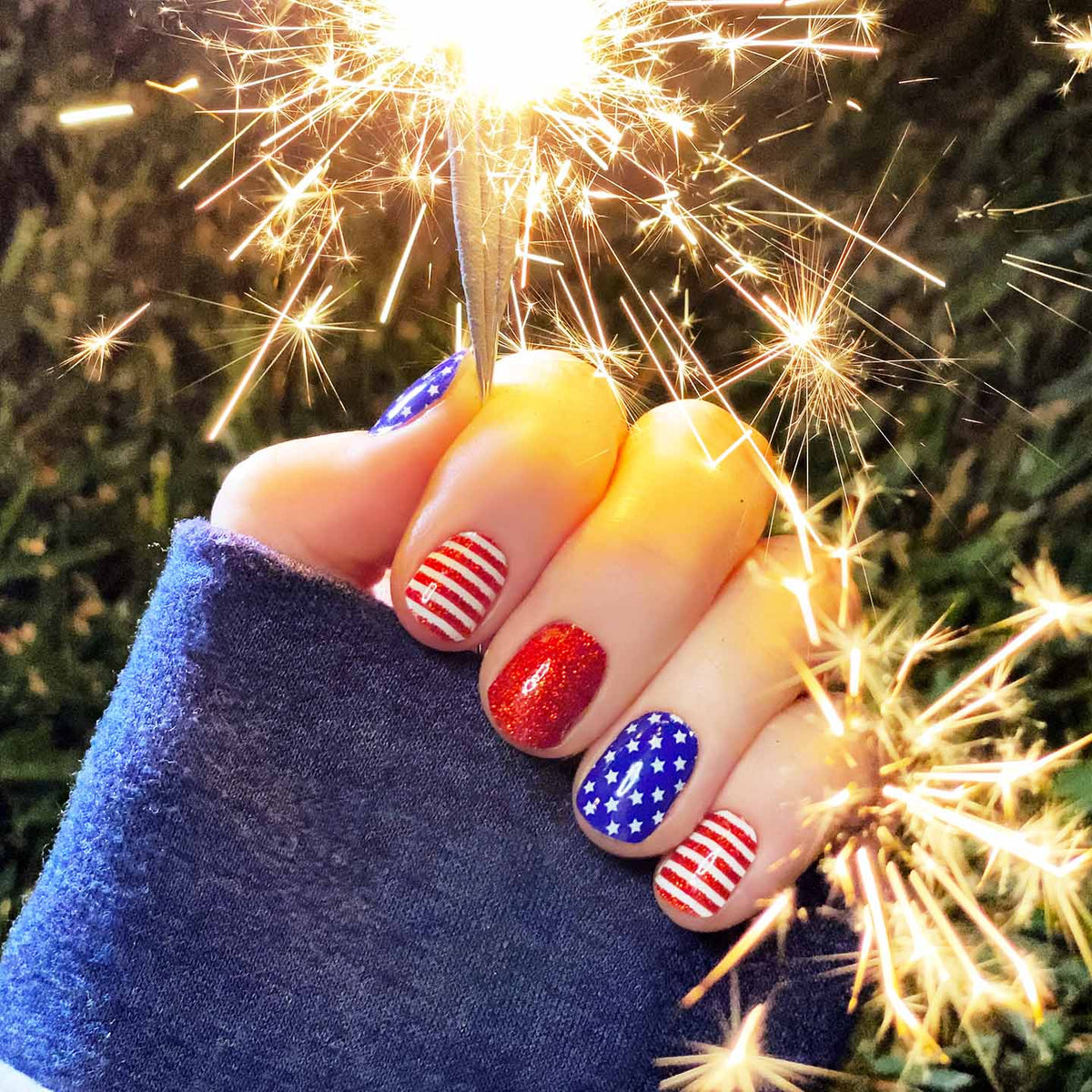 Patriotic Nail Wraps shopsawyerandscout