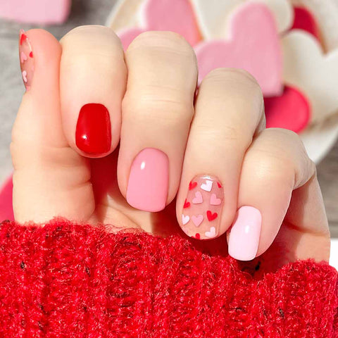 53 Romantic Heart Nail Art Perfect For Valentine's Manicures 2022 - |  Valentine's day nails, Acrylic nails, French nails