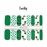 Lucky Nail Wraps 100% Nail Polish Stickers Nail Strips