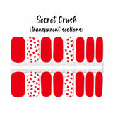 Secret Crush Nail Wraps 100% Nail Polish Stickers Nail Strips
