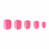 Some Like It Hot Pink Press-On Nails