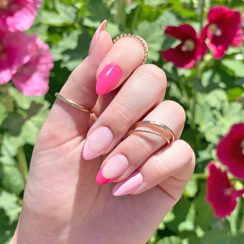 24 pcs Tickled Pink Press-On Nails