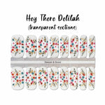 Hey There Delilah Nail Wraps 100% Nail Polish Stickers Nail Strips