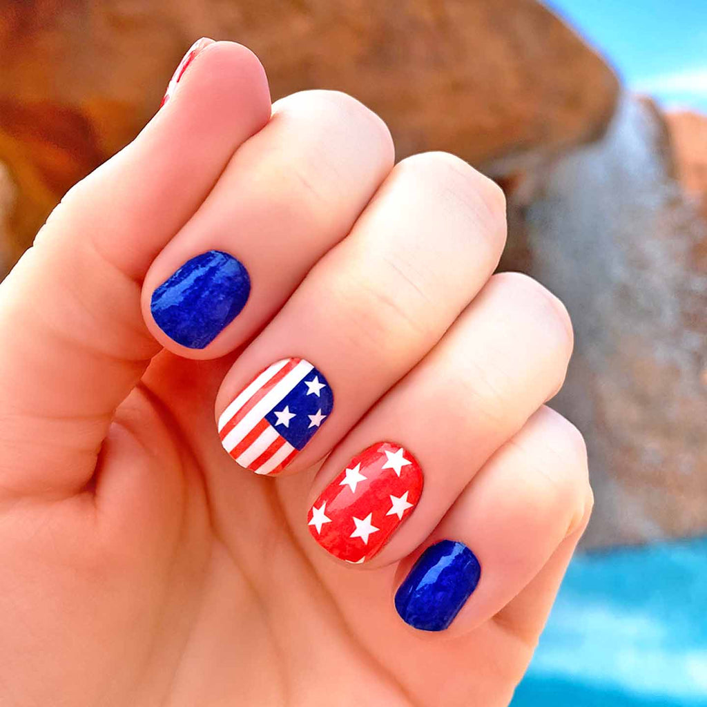 29 Fantastic Fourth of July Nail Design Ideas - StayGlam | July nails,  Fourth of july nails, American flag nails