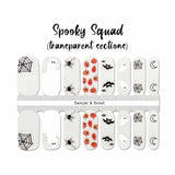 Spooky Squad Nail Wraps 100% Nail Polish Stickers Nail Strips