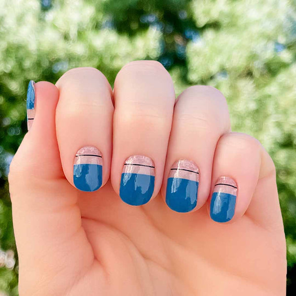 Painted this press-on set of shorties inspired by the 1997 Movie Perfect  Blue! Swipe to see inspo pics! : r/Nails